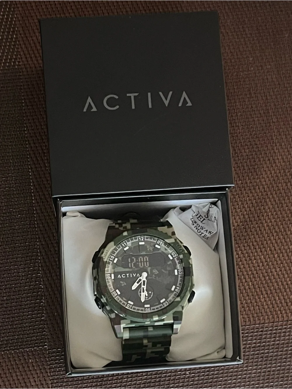 Activa X Invicta Men's Digital Watch - 47mm. Camouflage. Green (ACW2355-004) new
